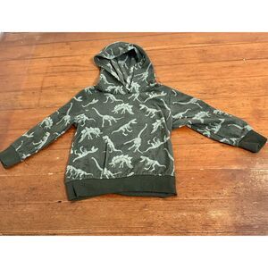 Lot of 2 Boys Dinosaur Hoodies – Green – Sizes 3T & 2–4T H&M Kids Headquarters